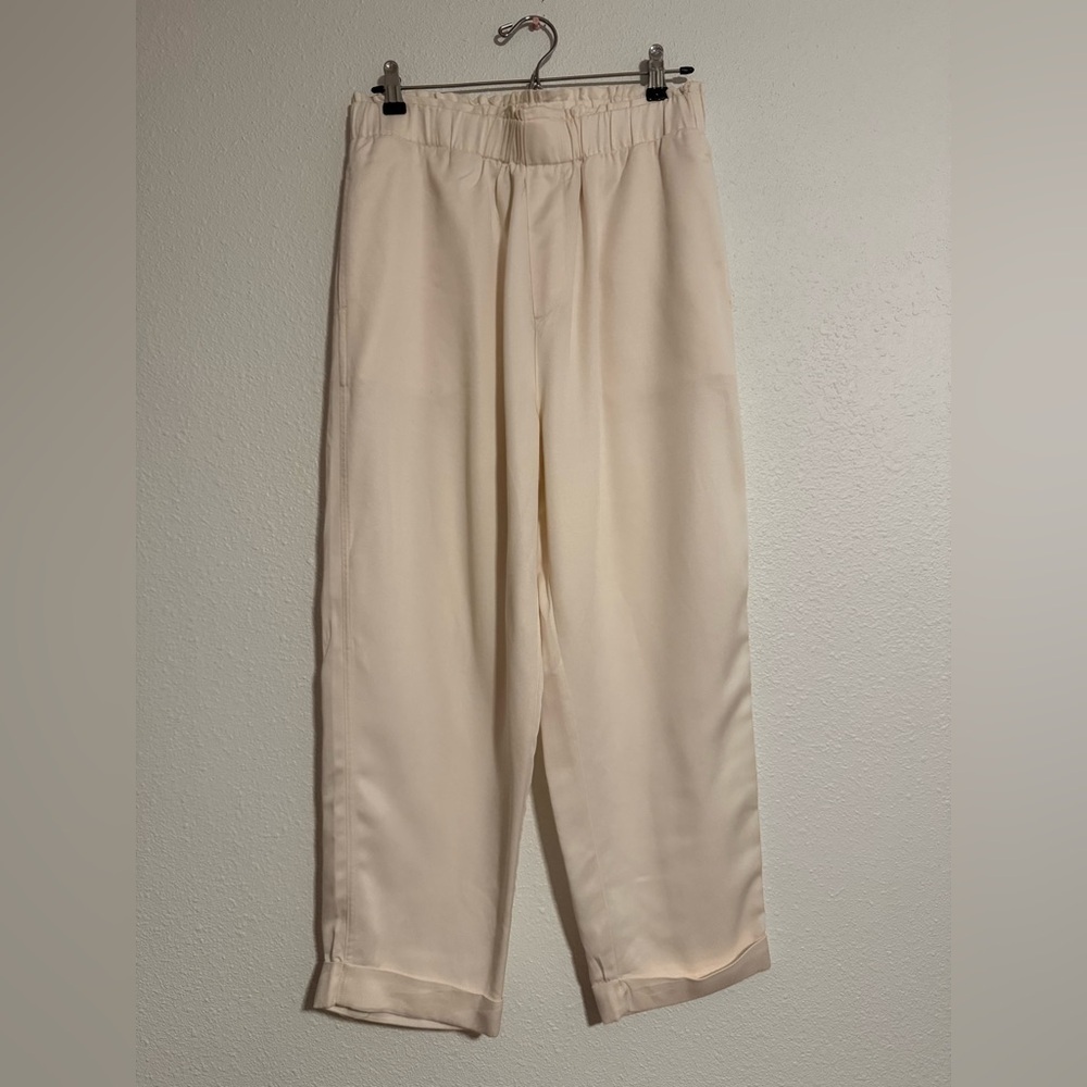 Soft Surroundings Cream Pull On Pants - Picture 3 of 6